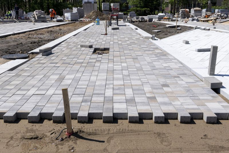 Paver Patio in Progress